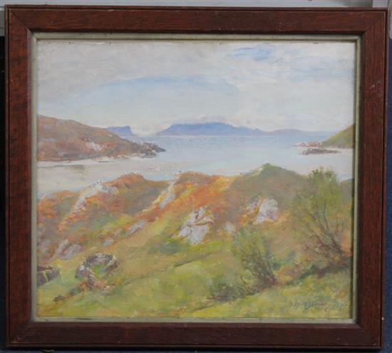 Sir David Murray (1849-1933) Scottish coastal landscape, 15 x 17in.